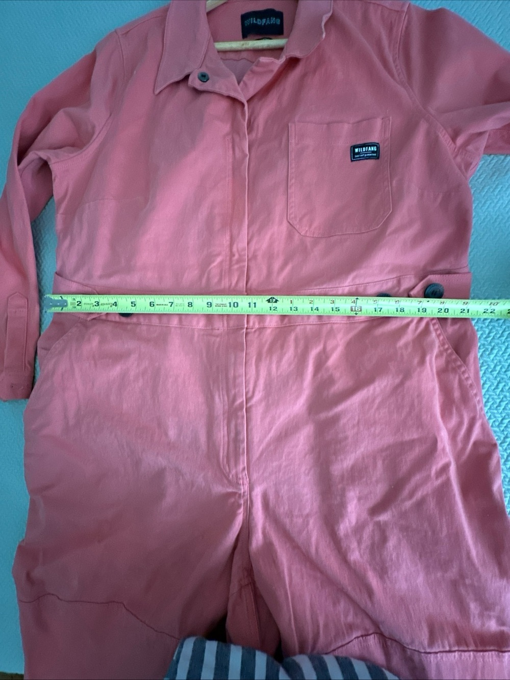 Wildfang Coral Utility Coverall Jumpsuit - Vtg Style womens sz 1X - Picture 6 of 15